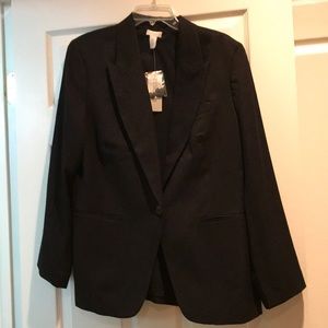 New w/ Tags Chico’s black, lined blazer